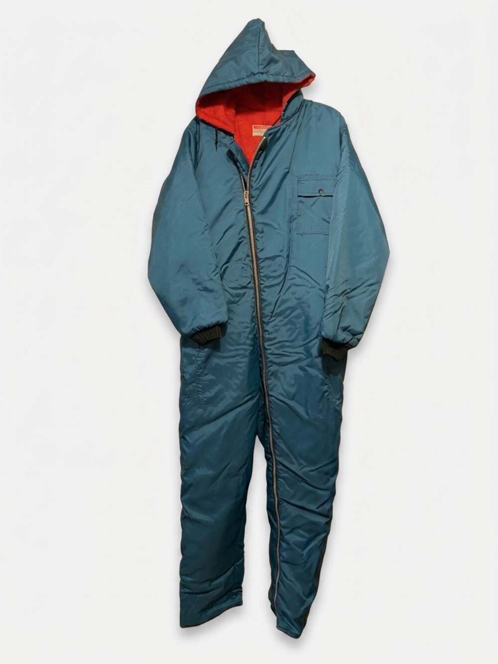 Vintage JCPenney Insulated Nylon One-Piece Snowmobile Suit
